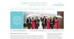 Desktop Screenshot of elegantevents.ie