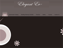 Tablet Screenshot of elegantevents.co.za